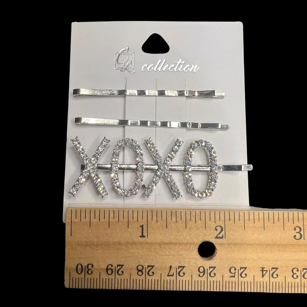Set of 3‎ XOXO Hair Pins Cross Dangle Earrings Tassel Earrings Boho Statement